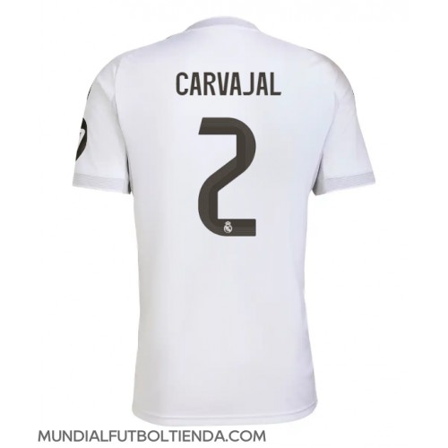 Camiseta Real Madrid Daniel Carvajal #2 Primera Equipación Replica 2025-26 mangas cortas